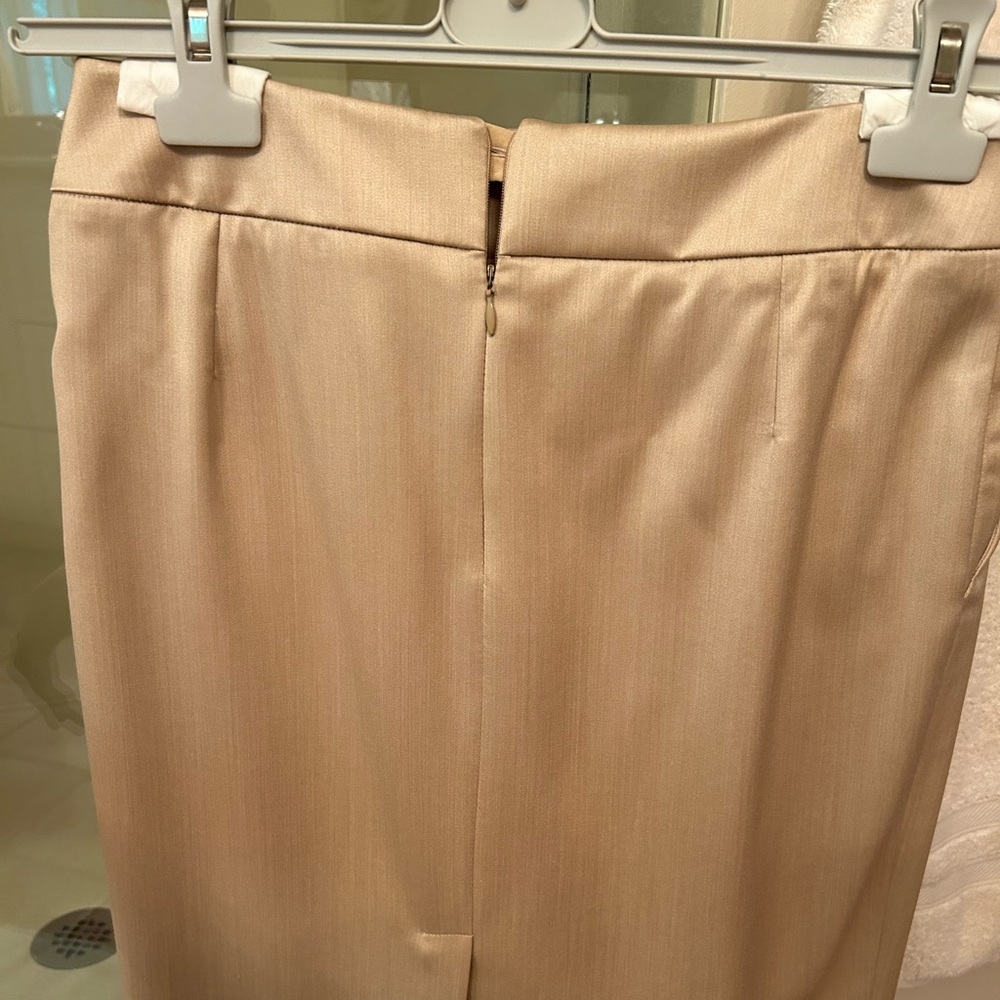 Armani Champage Skirt Suit Size 10 Jacket Size 6 Skirt - Picture 5 of 6